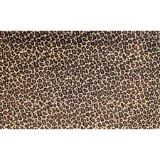 Leopard Cheetah 100% Cotton Fabric, Animal Skin Fabric Sold by the 1/4 Yard