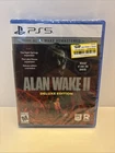 SEALED Sony Playstation 5 PS5 Alan Wake II Deluxe Edition New Remastered