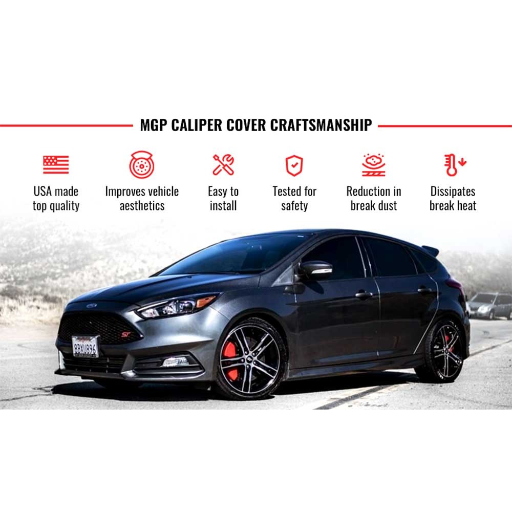 MGP Caliper Covers Disc Brake Caliper Cover 42021SWOOWH CSW