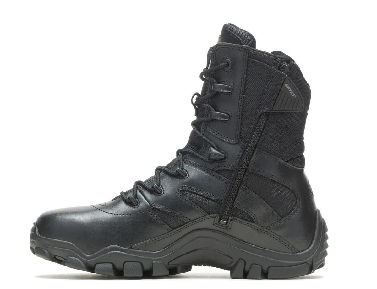 BATES Tactical Boots DELTA-８ US9 ミリタリー Bates Delta-8 Side Zip Tactical Boot E02348 Military BOOTS Black