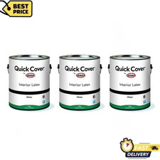 3pack Glidden Quick Cover Interior Latex Paint Flat White 1 Gallon Wall Paint 3pack Glidden Quick Cover Interior Latex Paint Flat White 1 Gallon Wall Paint