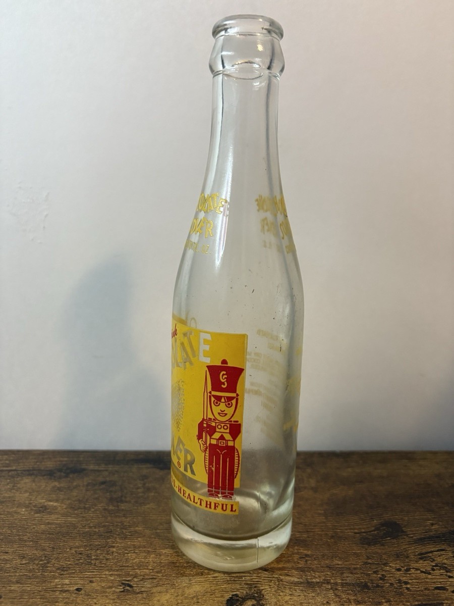 Vintage CHOCOLATE SOLDIER 7oz Bottle Jefferson Bottling Co New