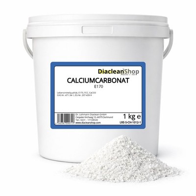 Calciumcarbonat E170 - CaCO3 - 100% natürlicher Ursprung 1kg