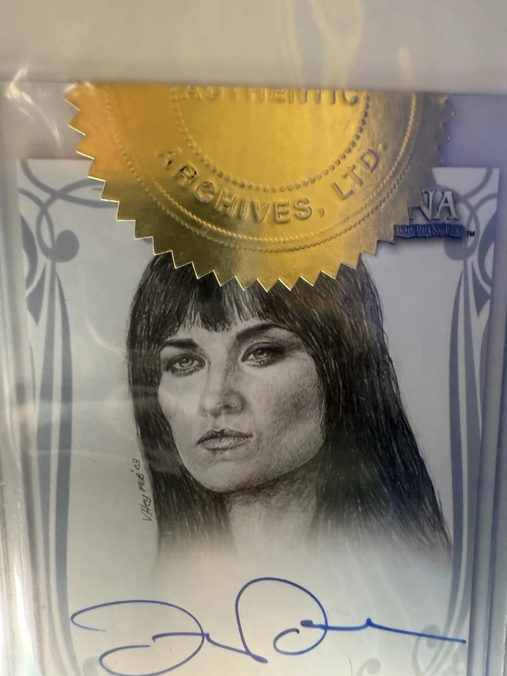 Xena Art And Images Rittenhouse Autograph Cards! Xena And Gabrielle - Image 4 of 4