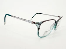 Silhouette SPX 1563 Eyeglasses FRAME 6052 Blue Purple 53[]14-130 Clear L409