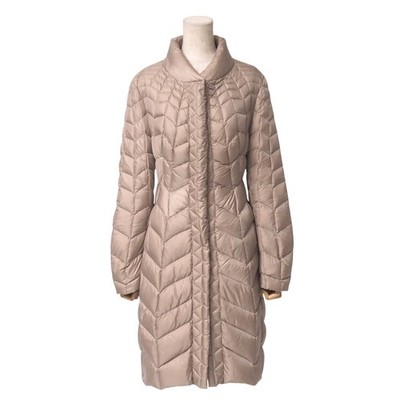 ERMANNO SCERVINO coat Size 38 Quilted tight long padded down coat Branded cl...