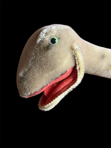 Vintage STEIFF Dinosaur BRONTOSAURUS RARE German Stuffed animal Mohair Collect - Picture 16 of 19