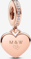Pandora Gravierbares Herz Charm-AnhäNger 788761C01 AnhäNger
