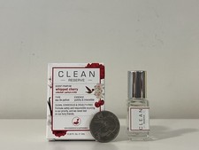 CLEAN Reserve WHIPPED CHERRY EDP Perfume Rollerball .10 Oz / 3ml Travel Size