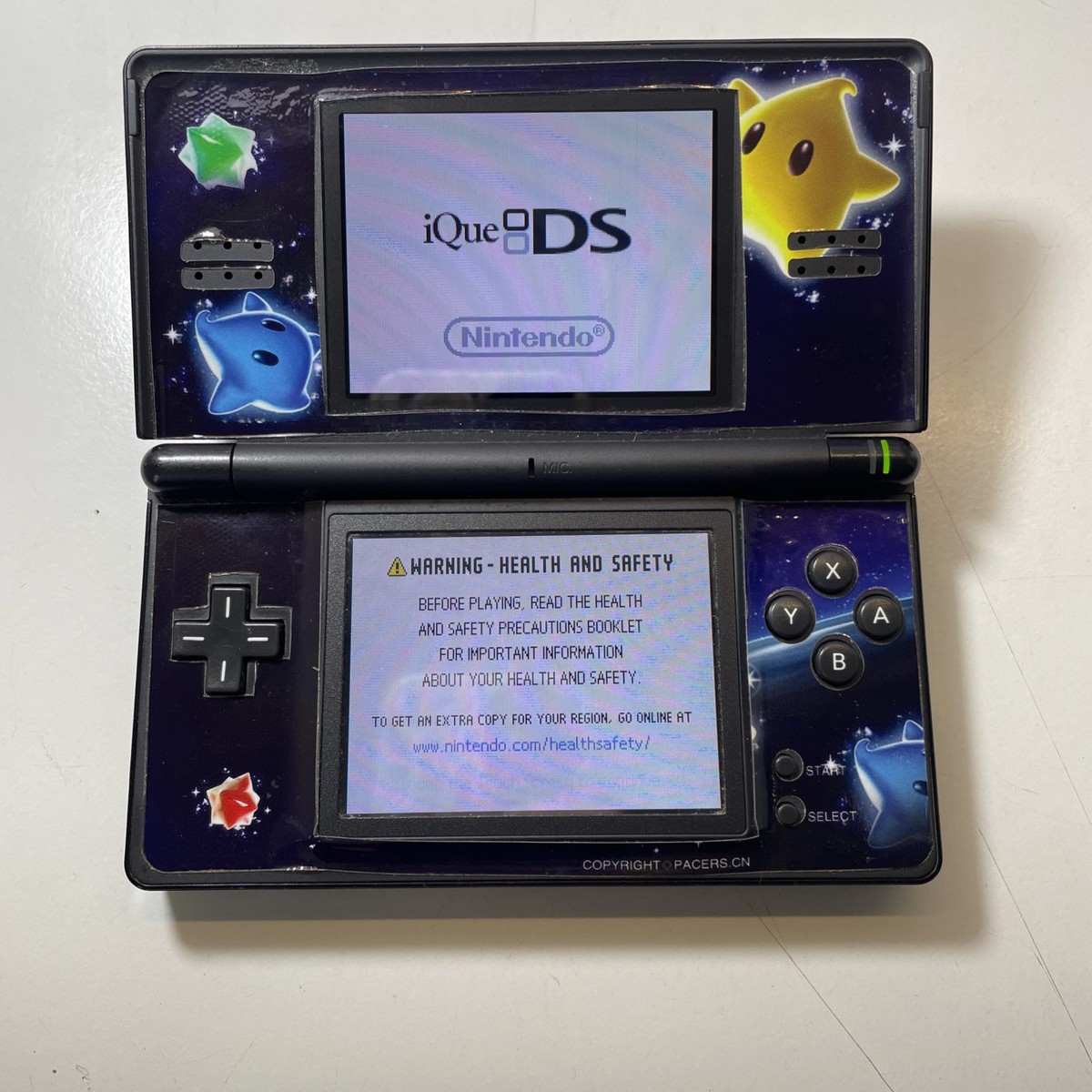 Original Nintendo iQue DS Lite Console - Black Console w/ Original 