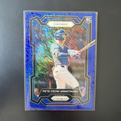 Panini Prizm 2024 Pete Crow-Armstrong Blue Shimmer Rookie 11/15 Chicago #203