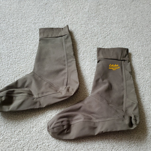 Cabela’s Gore-Tex Waterproof Boot Liner Socks Size 10 Olive Green Hunting - Picture 2 of 5