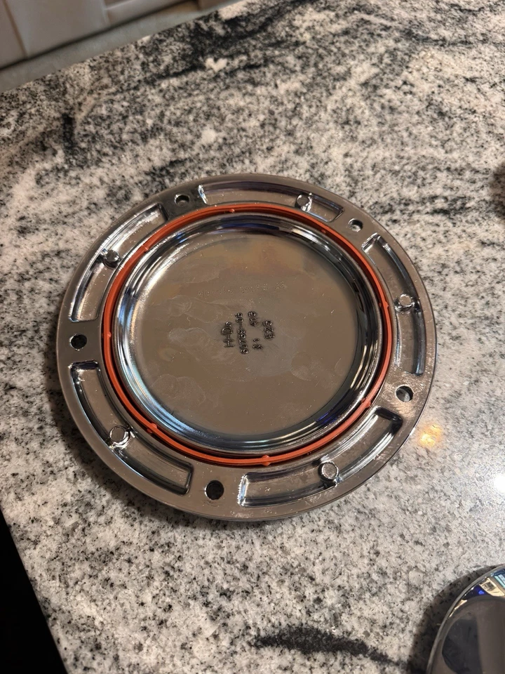 Equipamento Original Harley Davidson Derby Capa Cromada De 2015 Ultra Limitada - Imagem 3 de 3