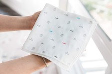 100 Cotton Muslin Baby Washcloths, Multi-use Extra Soft Bib - Set of 5, 35 x...