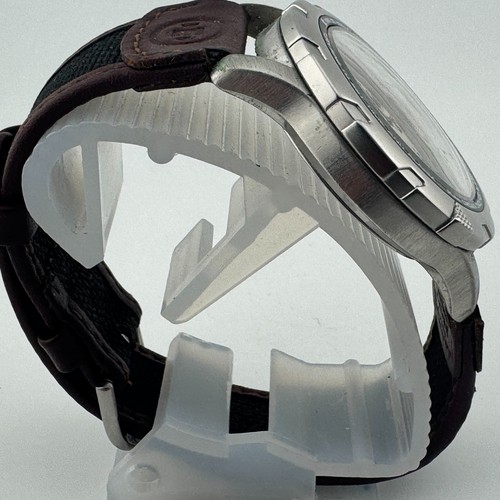 Timex Expedition Indiglo Reloj de Cuarzo Hombre Plata Alarma Bisel Giratorio Batería Nueva - Imagen 3 de 6