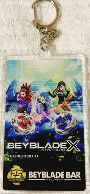 Beyblade X Anonymous 25Th Anniversary   Item Acrylic Keychain Takara Tomy JPN Li