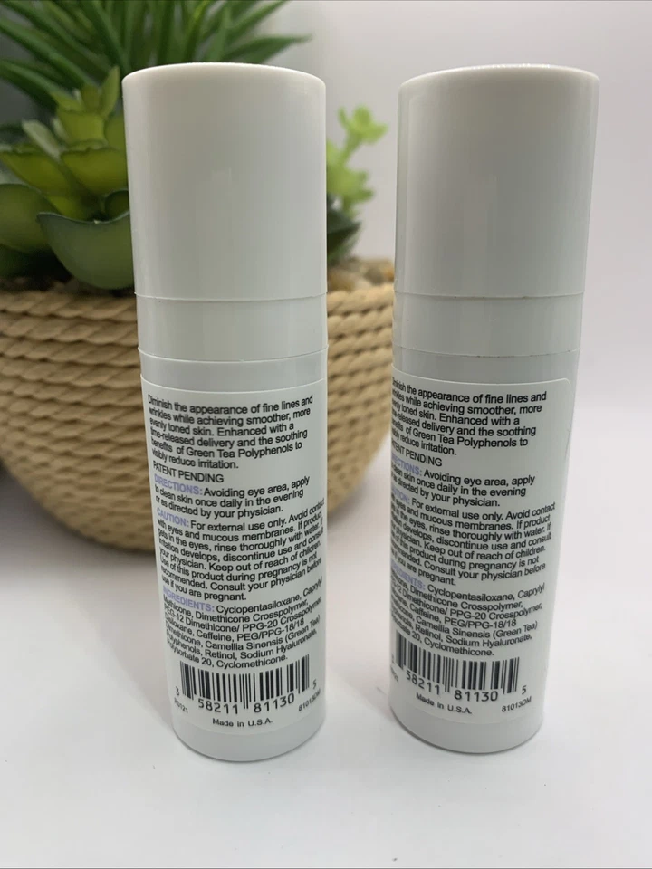 Suero seco regenerador Replenix Retinol 5x - 1 oz en total (2 x 15 ml cada uno) Foto 2 de 3