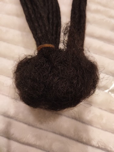 100% Human Hair 6 Inch Loc Extensions 0.2 Cm 30 Strands Dreadlocks Natural Black - Picture 6 of 11