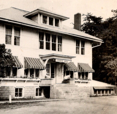 Antique RPPC Epworth Hotel Epworth Forest Lake Webster Indiana IN