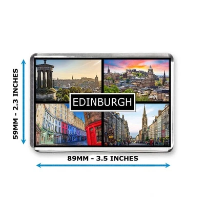 Edinburgh - Jumbo Fridge Magnet - Exclusively By Mashed Designs