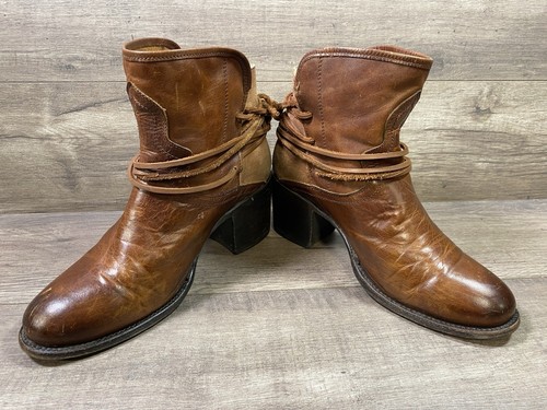 Freebird by Steven Casey Damen-Stiefeletten cognacbraun Leder Spitze Größe 9 - Bild 5 von 14