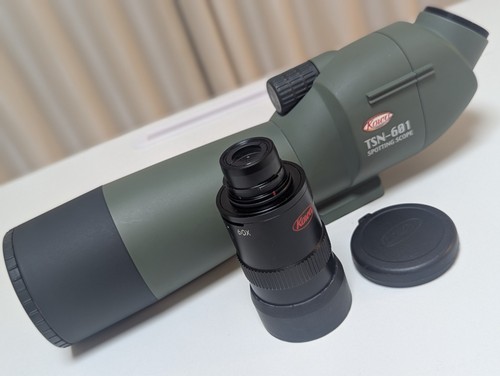 [Mint w/20-60x Eyepiece] Kowa TSN-601 Angled Spotting Scope From Japan 114115