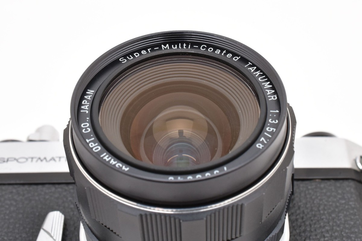 Pentax Spotmatic SPF SLR Film Camera Super Takumar 28mm F3.5