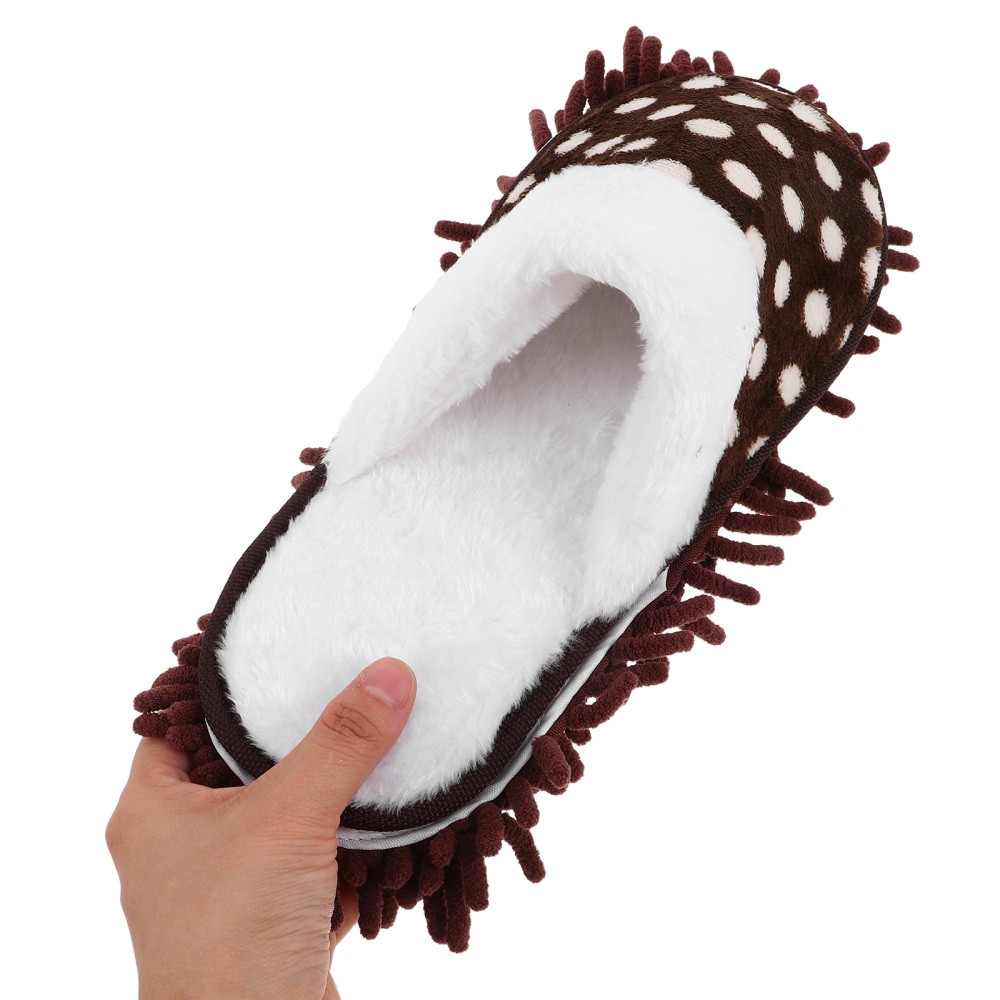 SAOLA Scarpe per pulizia ispessite mop ciabatte coperte per pulizia pavimenti
