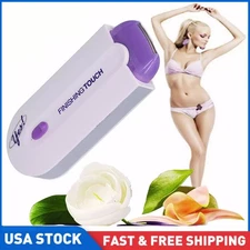 2-in-1 Epilator Women Painless Touch Facial Body Hair Removal Depilator Shaver