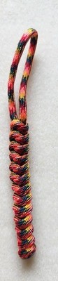 550 Paracord Keychain ID Lanyard Knife Multitool USA Wildfire