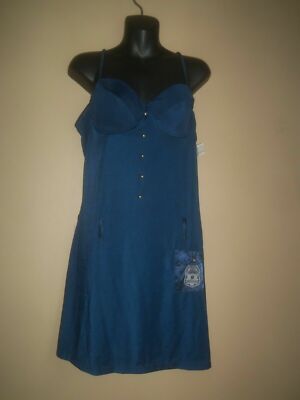NEW NWT LADY PRINCESS OH BABY BLUE POLICE COP SERGEANT DRESS HALLOWEEN COSTUME L
