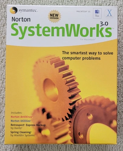 Vintage Norton SystemWoks 3.0 for Macintosh, New in Box