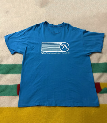 Aphex Twin Band 85-92 Selected Ambient Work T Shirt Full Size S