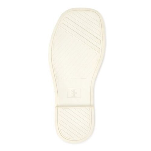 Thong Flip Flops Sandal White Floatie Chunky Puffy Cushion Comfort Sole Y2K Sz 9 - Picture 2 of 2