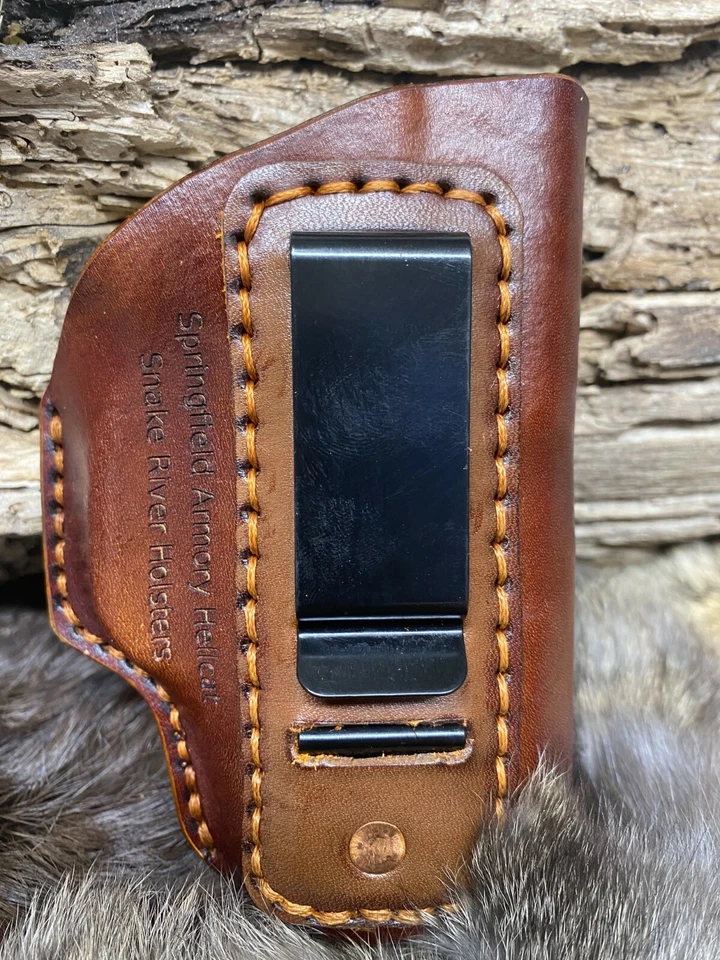 Leather Holster for Springfield Armory Hellcat IWB - Image 2 of 4