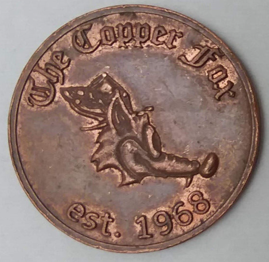 The Copper Fox Somewhere Downtown Oneonta, NY Drink Coin Token 28mm eBay