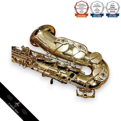 YAMAHA YAS-475 Alto Saxophone Sax YAS475 Gold Lacquered Eb