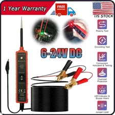 Test Light Car Electrical Circuit Test Pen Fuse Continuity Tester 6V 12V 24V DC