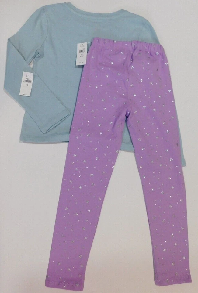 GAP Niña Camiseta Leggings Azul Púrpura TALLA XS/4-5-Estrellas Constelaciones NUEVO Foto 4 de 4