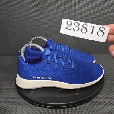 #ad Allbirds x Sams Club Wool Runners Womens Sz 8 Blue White Trainers Sneakers $28.47