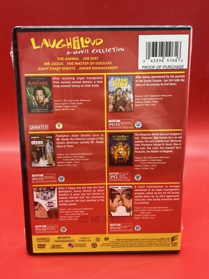 LOL 6 Movie Collection: Joe Dirt, Mr. Deeds, The Animal, Anger