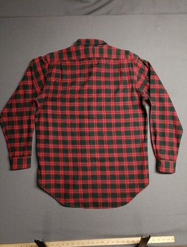 VTG Polo Country Ralph Lauren Shirt Men Large Red Buffalo Plaid Flannel EUC 👌 - Imagen 5 de 12