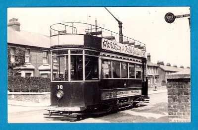 AK Format Straßenbahn Foto - Dover Corporation Car Nr 16: 1899 Brill Doppelstocker