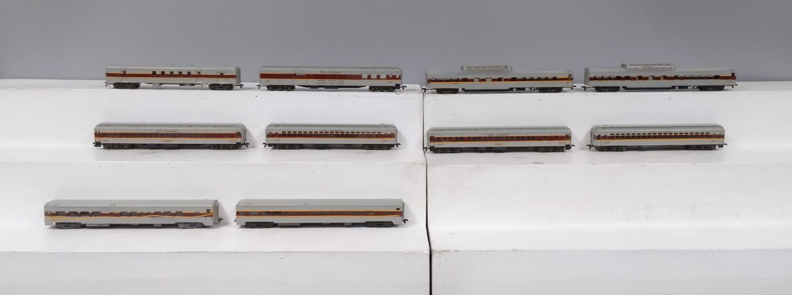 AHM HO Scale Erie Lackawanna Passenger Cars [10] Custom/Box eBay