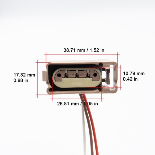 Electrical connector 3-pin. Female. Waterproof. 20079FW3P18 - Picture 3 of 5