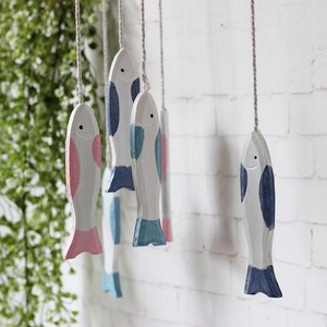 wooden hanging fish