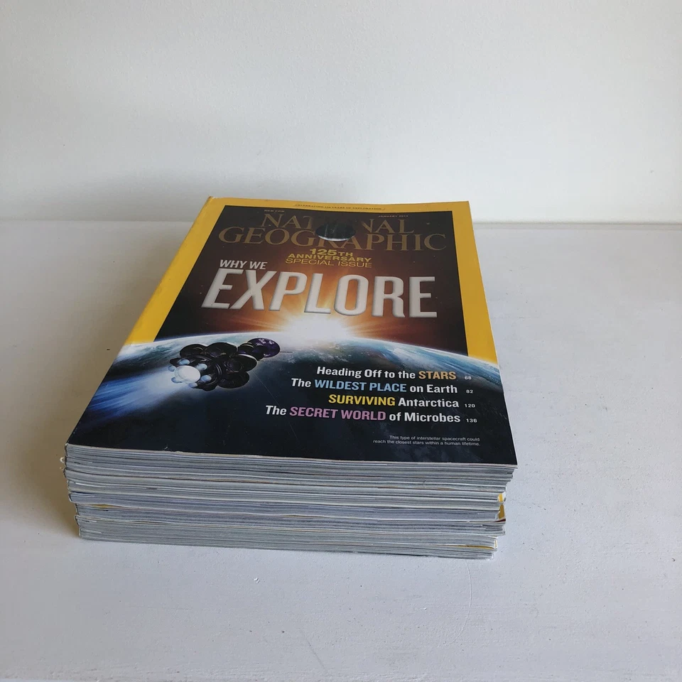 2013 National Geographic Magazines x 8 Jan Mar May Jul Sep Oct Nov Dec - Image 3 of 4