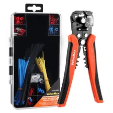 ValueMax 266PC Wire Stripper Tool Kit Self-adjusting 8" Automatic Wire Stripping