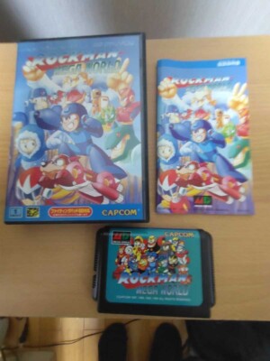 Complete Rockman Mega World Mega Drive Japanese Mega Man