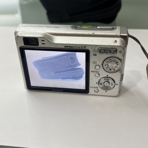 Sony Cyber-Shot W80 Digital Camera Untested For Parts Only - Picture 3 of 11